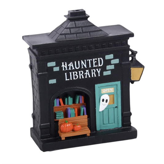 Haunted Library - Halloween Themed Incense Cone Holder