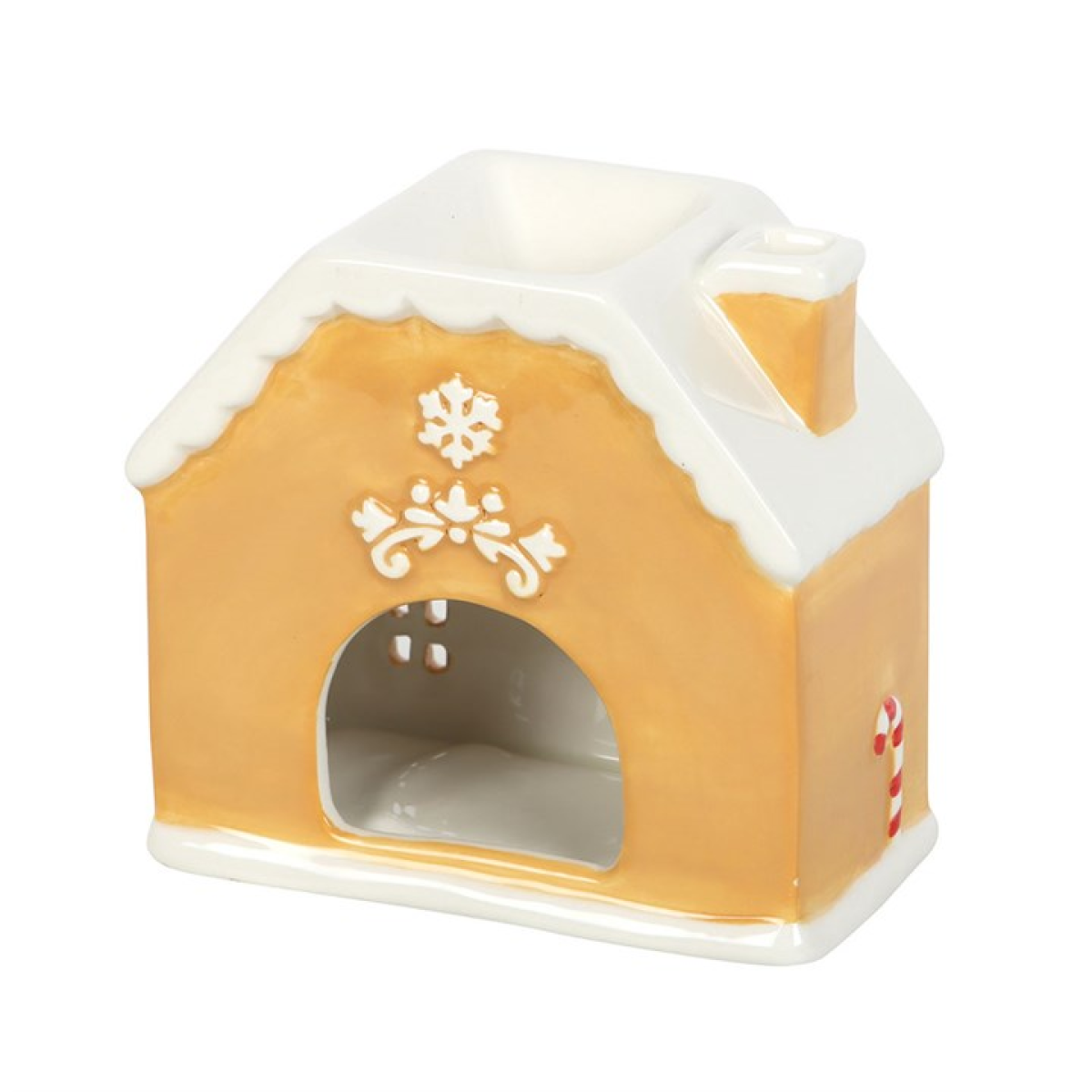 Christmas Candy Cane Gingerbread House Oil/Wax Melt Burner