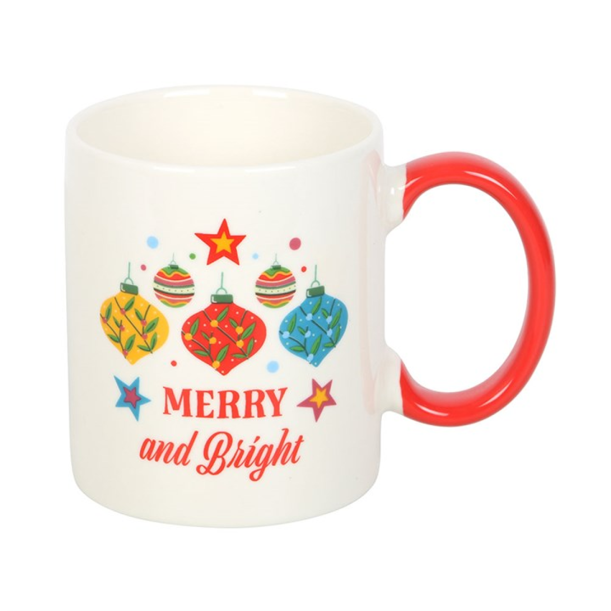 Merry and Bright Christmas Bauble Mug