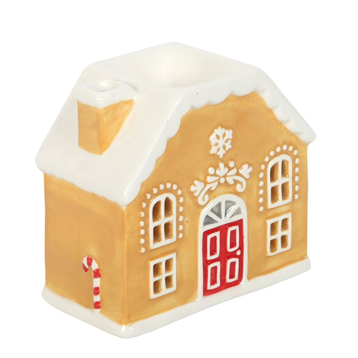 Christmas Candy Cane Gingerbread House Oil/Wax Melt Burner