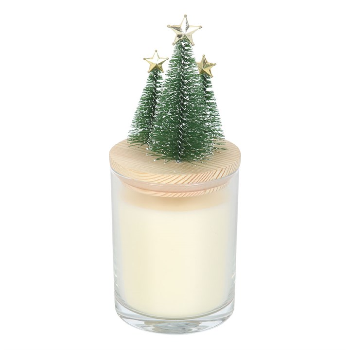 Bah Humbug Orange & Clove Glass Candle with Tree Decoration
