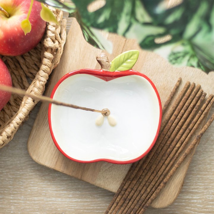Apple Shaped Incense Holder
