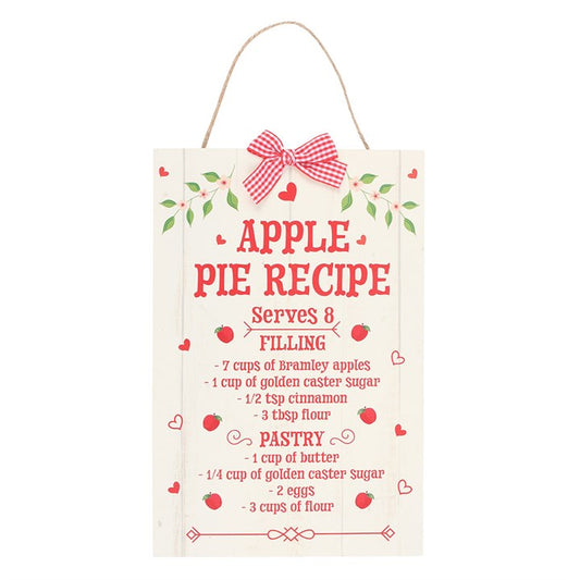 Autumn Skies & Apple Pies Wooden Hanging Sign