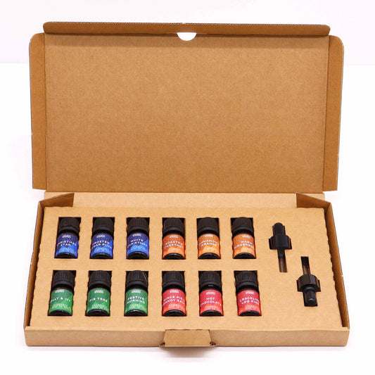 Festive Scents of Christmas Fragrance Oil Set (12 Scents)