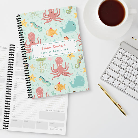 Under the Sea Personalised A5 Daily Planner