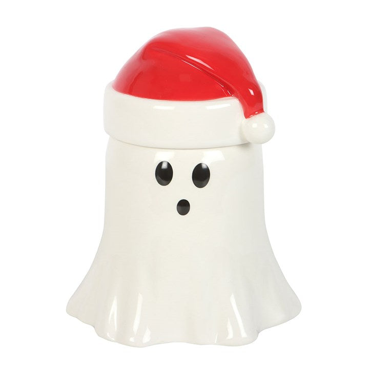Ghost with Santa Hat Oil Burner/Wax Warmer