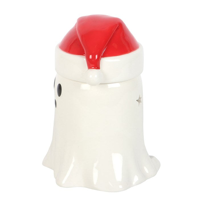 Ghost with Santa Hat Oil Burner/Wax Warmer