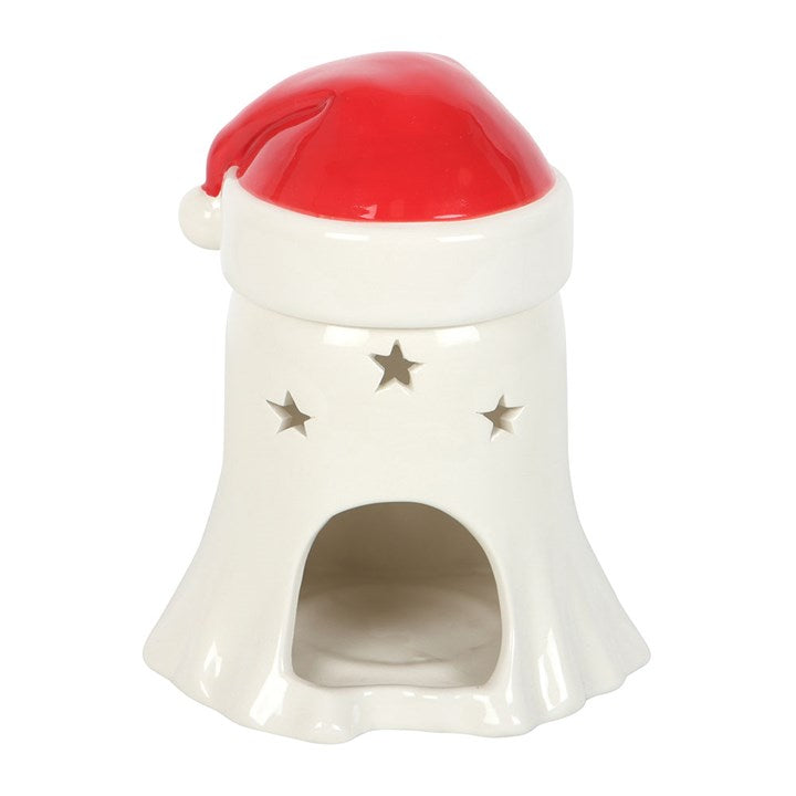 Ghost with Santa Hat Oil Burner/Wax Warmer