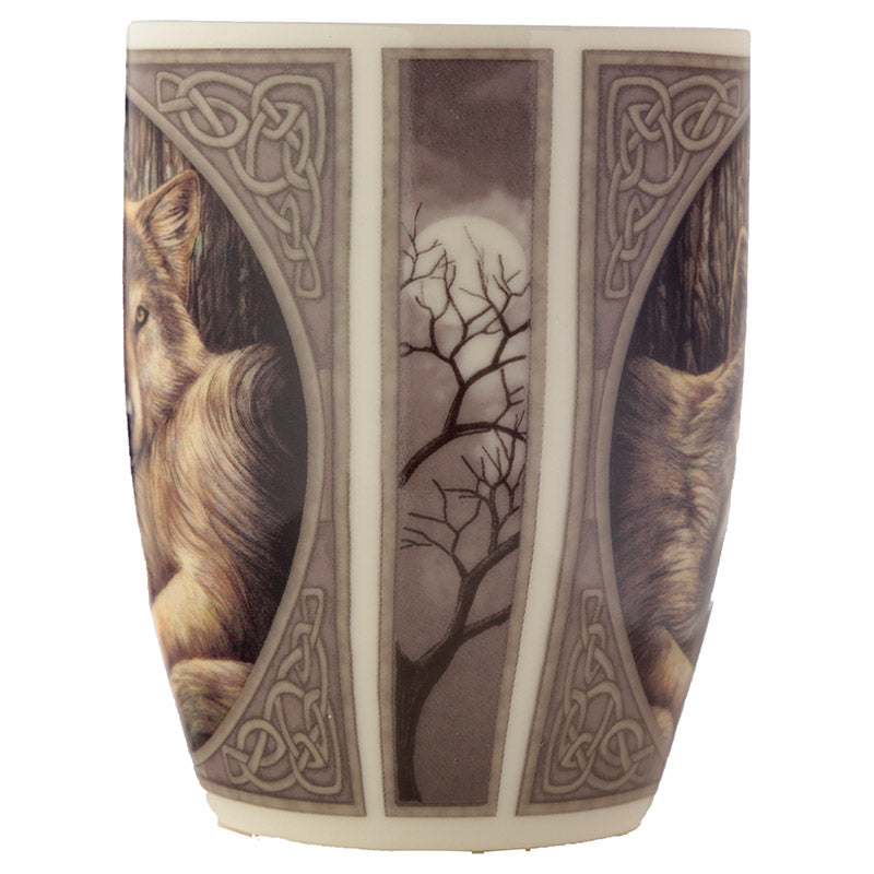 'Loyal Companions' - A Lisa Parker Wolf Design Porcelain Mug