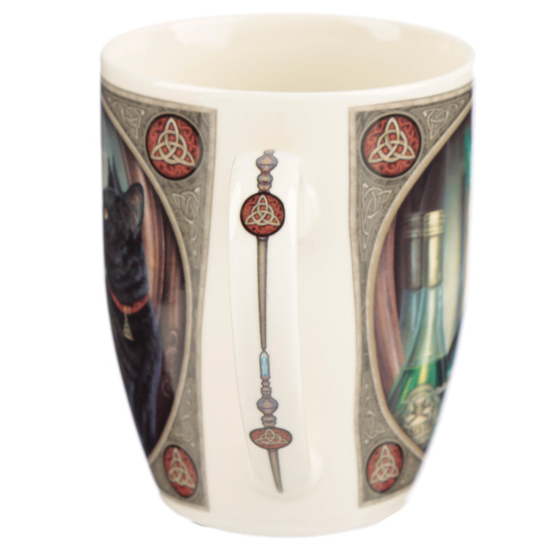'Absinthe' - A Lisa Parker Cat (and Fairy) Design Porcelain Mug