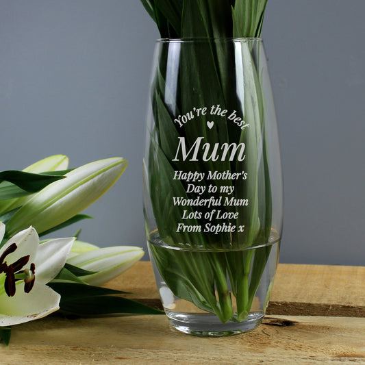 Personalised 'You Are The Best' Bullet Vase