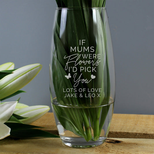 Personalised 'I'd Pick You' Bullet Vase