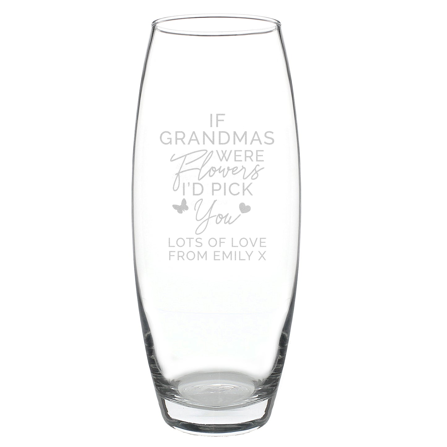 Personalised 'I'd Pick You' Bullet Vase
