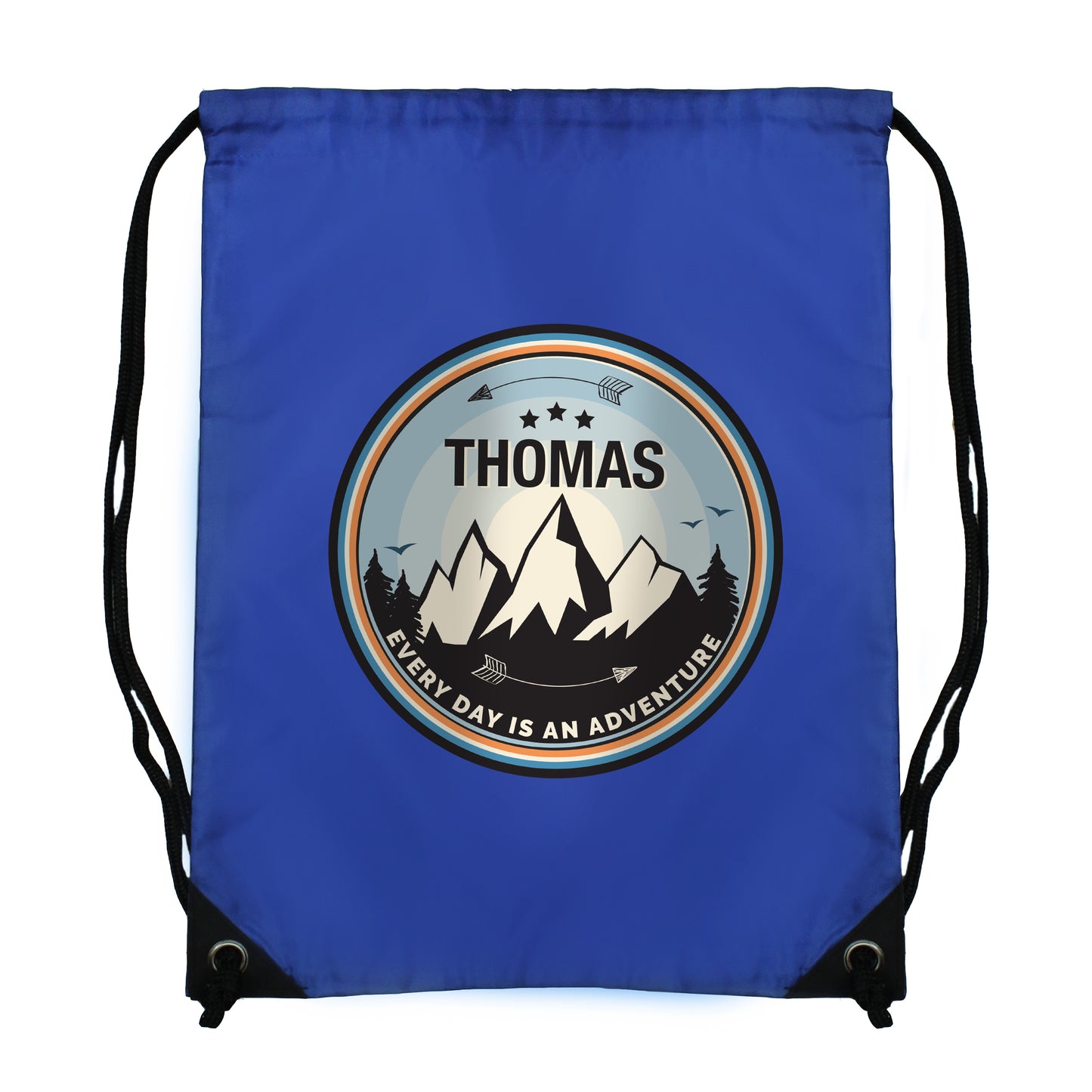 Personalised Adventure Swimming, Gym or Kit Bag - Blue