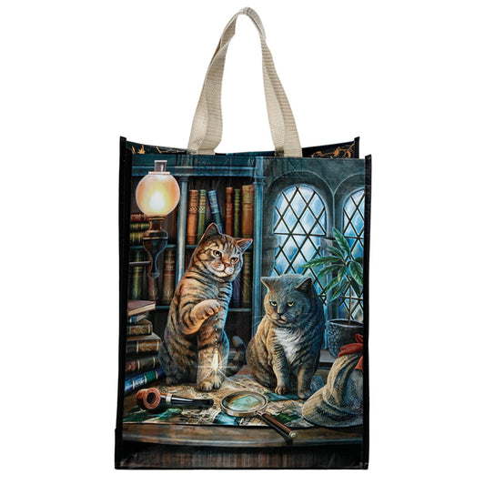 'Purrlock Holmes' Reusable Bag - A Lisa Parker Cat Design