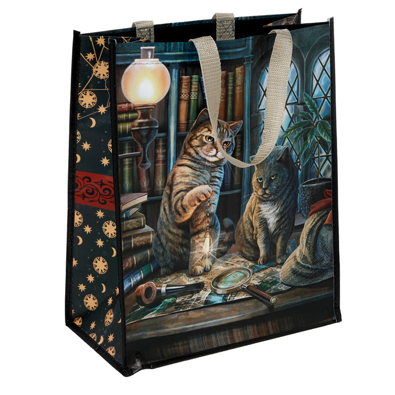 'Purrlock Holmes' Reusable Bag - A Lisa Parker Cat Design