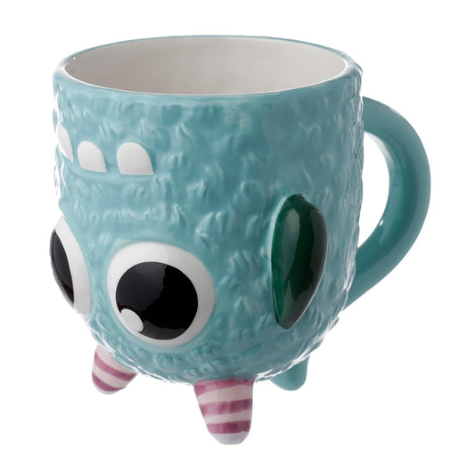 Upside Down Ceramic Mug - Blue Monstarz Monster