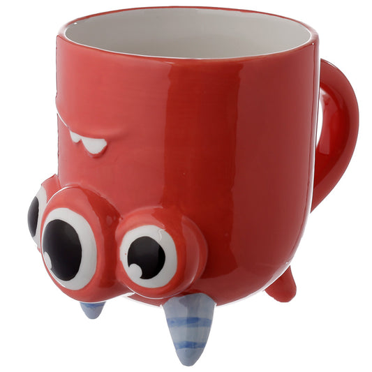 Upside Down Ceramic Mug - Red Monstarz Monster