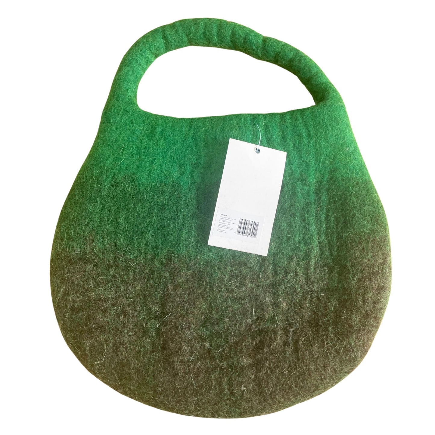 Water Felted Green Bee Bag