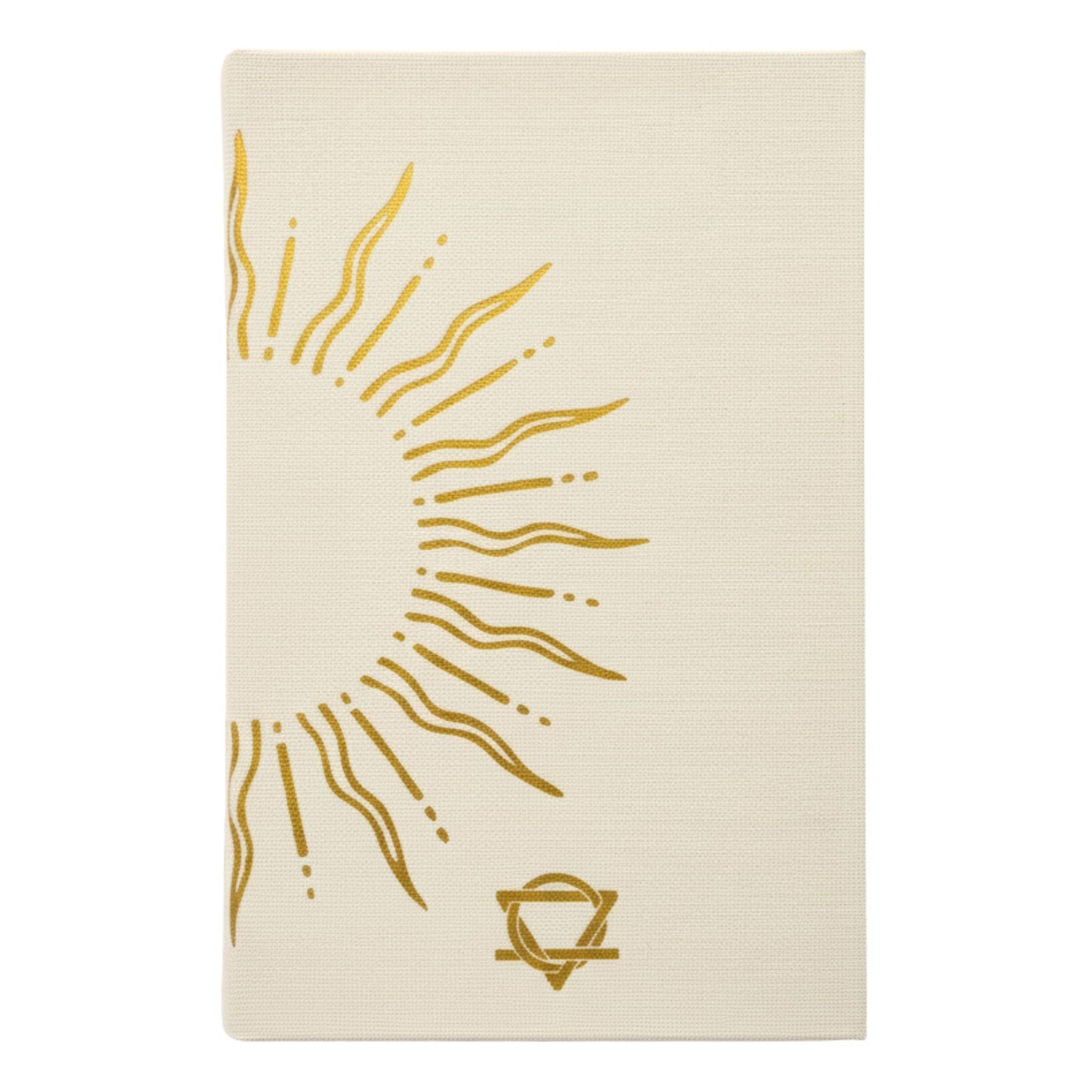 Ivory Gratitude Journal with Gold Lining - 'My Days are Full of Sun' - 120 pages