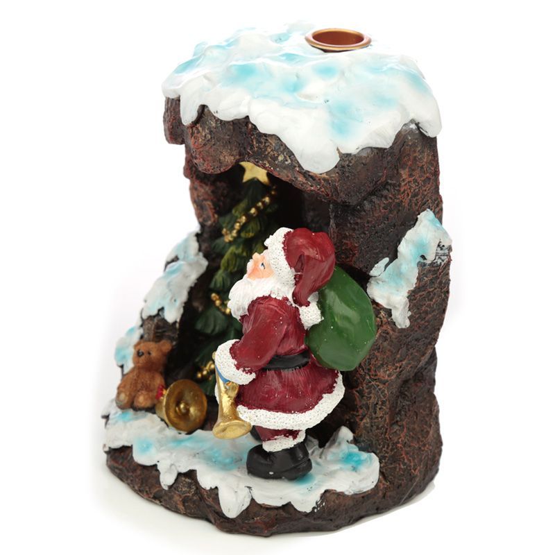 Santa's Christmas Grotto Backflow Incense Burner