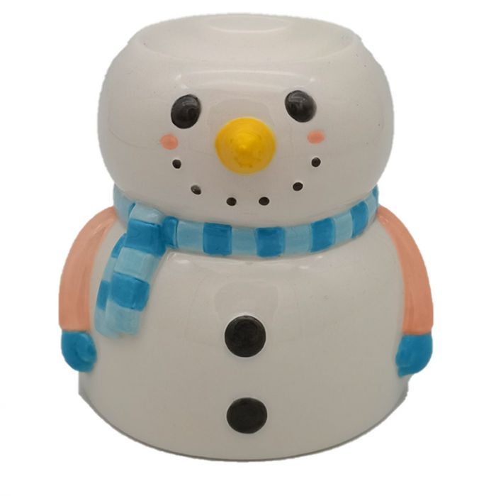 Snowman Shaped WInter/Christmas Ceramic Oil Burner