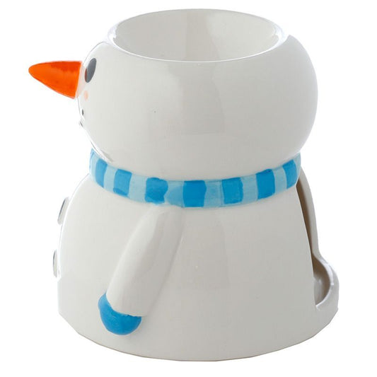 Snowman Shaped WInter/Christmas Ceramic Oil Burner