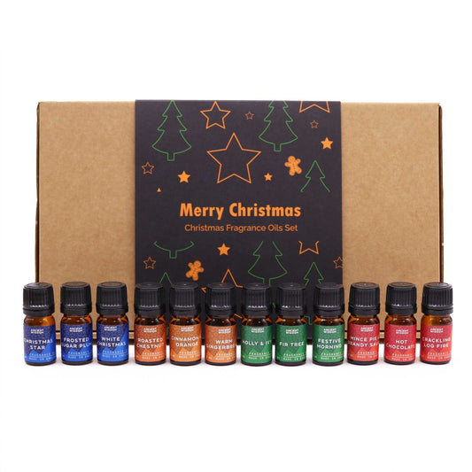 Festive Delights Fragrance Oil Gift Set - 12 Christmas Inspired Scents