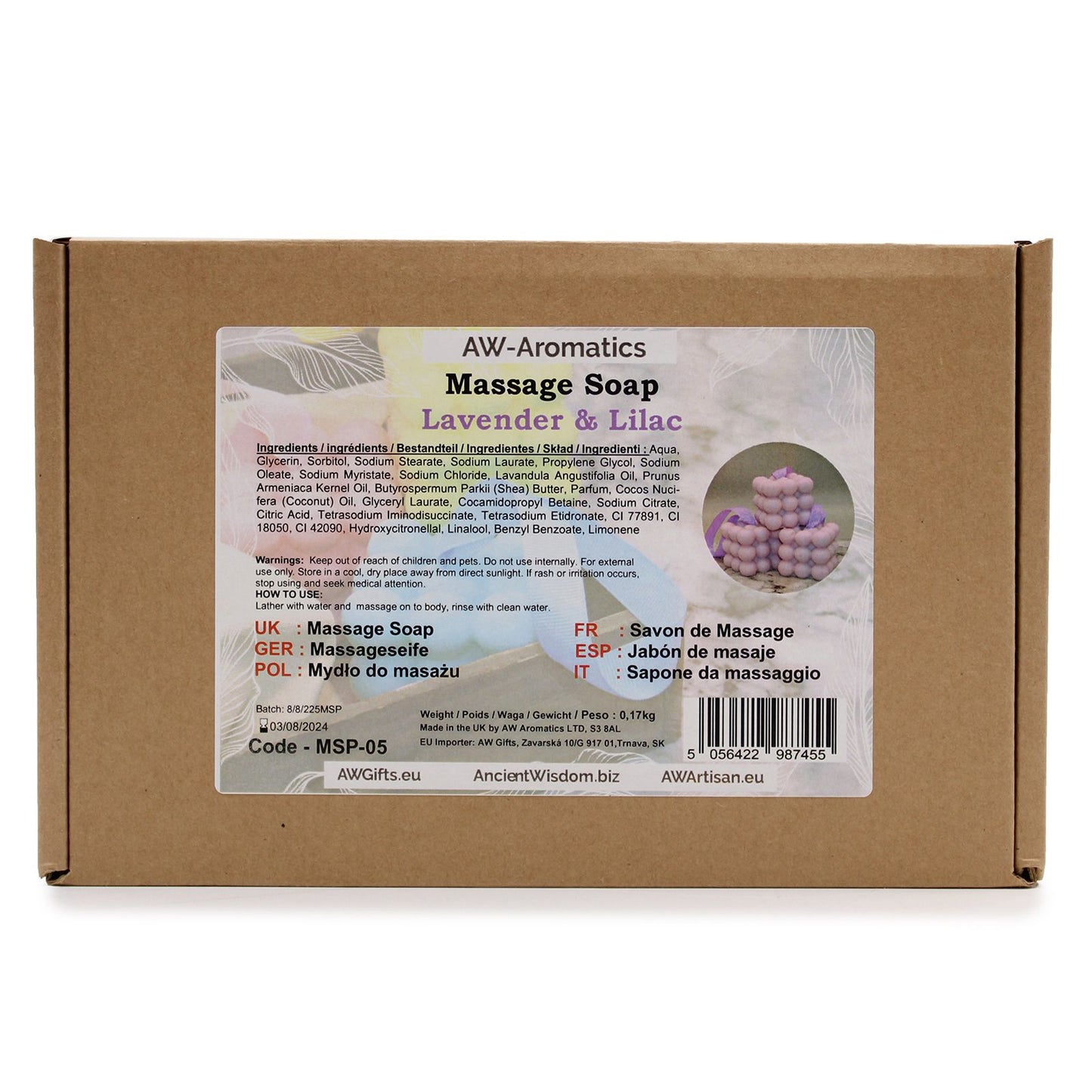 Massage Soap - Lavender & Lilac