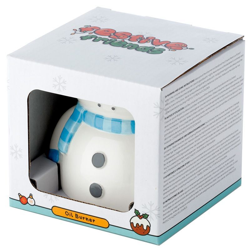 Snowman Shaped WInter/Christmas Ceramic Oil Burner