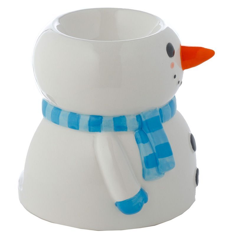 Snowman Shaped WInter/Christmas Ceramic Oil Burner