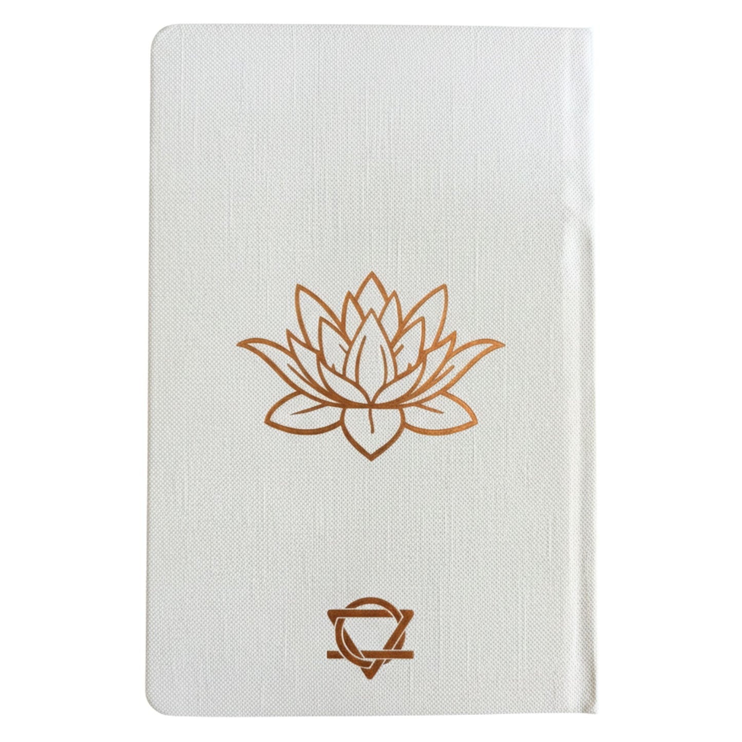 White Wellness Journal - Rose Gold Tree of Life - 120 pages