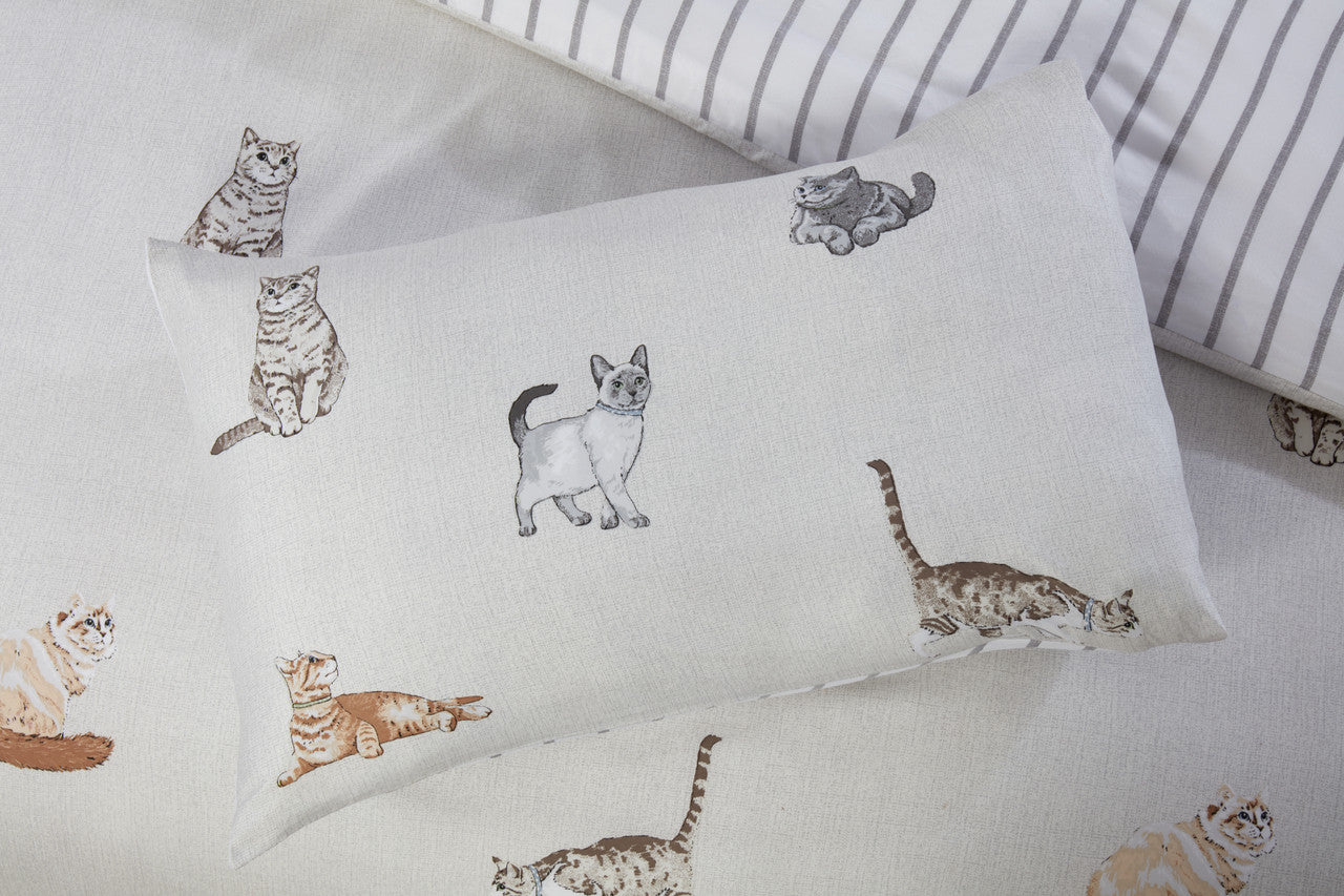 Purrrfect (Cat) Duvet Cover Set - Single, Double & King Available