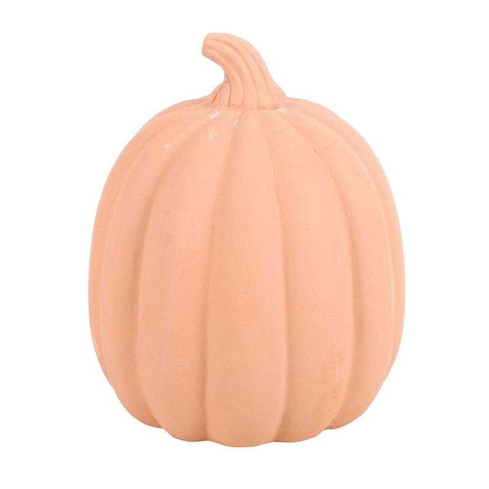 15cm Terracotta Pumpkin Halloween Ornament (Indoor/Outdoor Use)