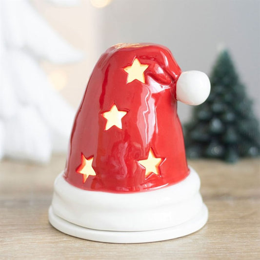 Santa Hat Christmas Incense Cone Burner/Tealight Holder