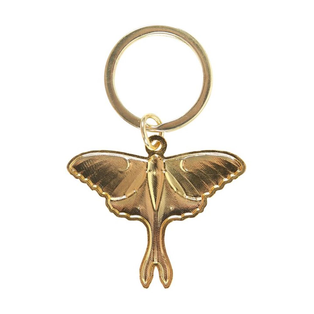 Dark Forest: Luna Moth Keyring