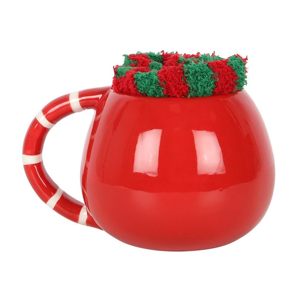 Santa Mug and Socks Christmas Gift Set