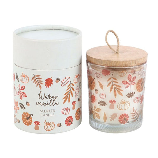 Autumn Leaves - Warm Vanilla Scented Candle