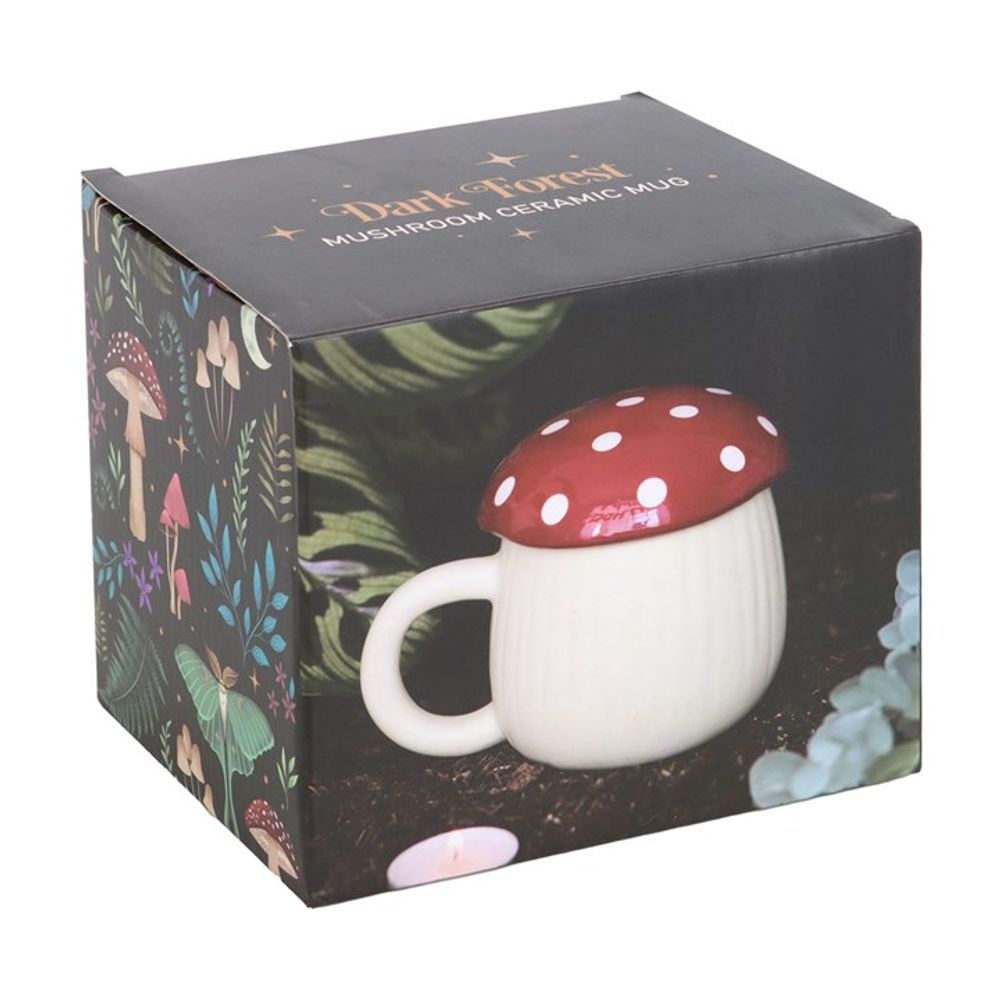 Mushroom Shaped Mug with Lid