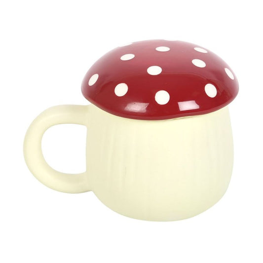 Mushroom Shaped Mug with Lid