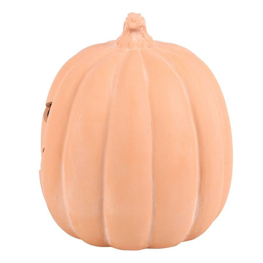 23cm Terracotta Pumpkin Ornament (Indoor/Outdoor Use)