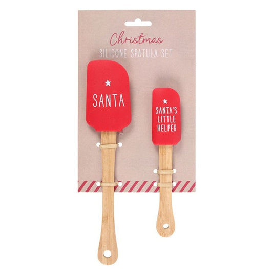 'Santa's Helper' Christmas Silicone Spatula Set