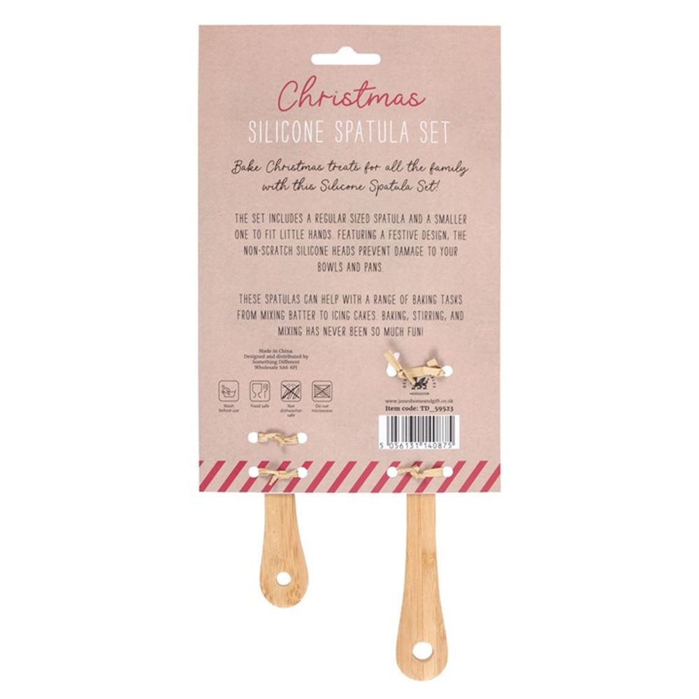 'Santa's Helper' Christmas Silicone Spatula Set