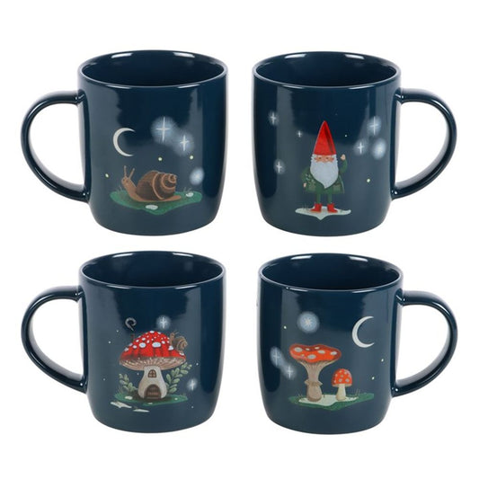 Gnome Sweet Gnome Mug Set (Set of 4)