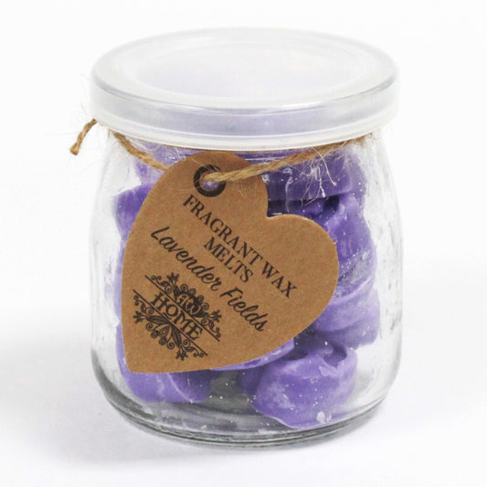 Soy Wax Melt Hearts - Lavender Fields