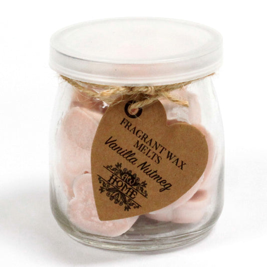 Soy Wax Melt Hearts - Vanilla Nutmeg