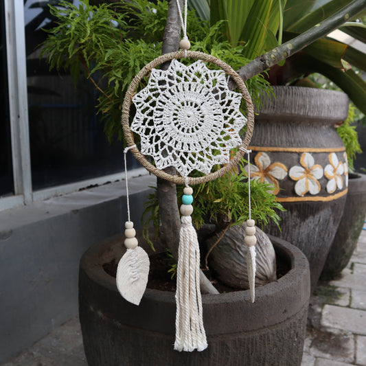 Hand Made Natural Dream Catcher - Natural Elemental Spirits (Medium)