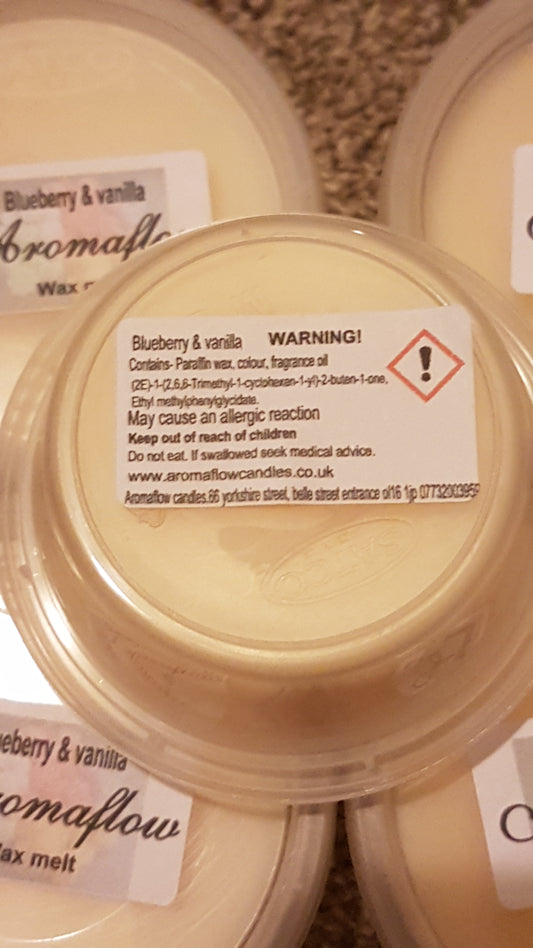 Blueberry and Vanilla Shot Pot Wax Melt