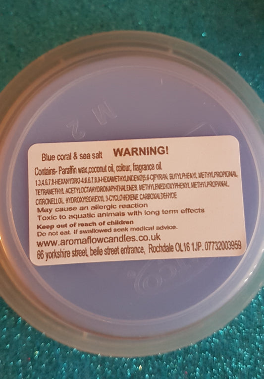 Blue Coral and Sea Salt Shot Pot Wax Melt