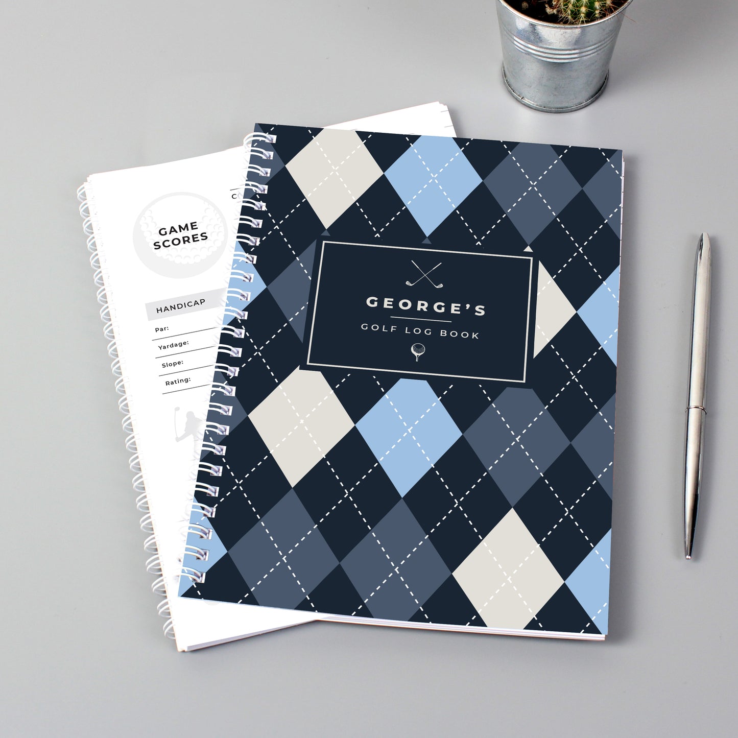 Personalised A5 Golf Log Book